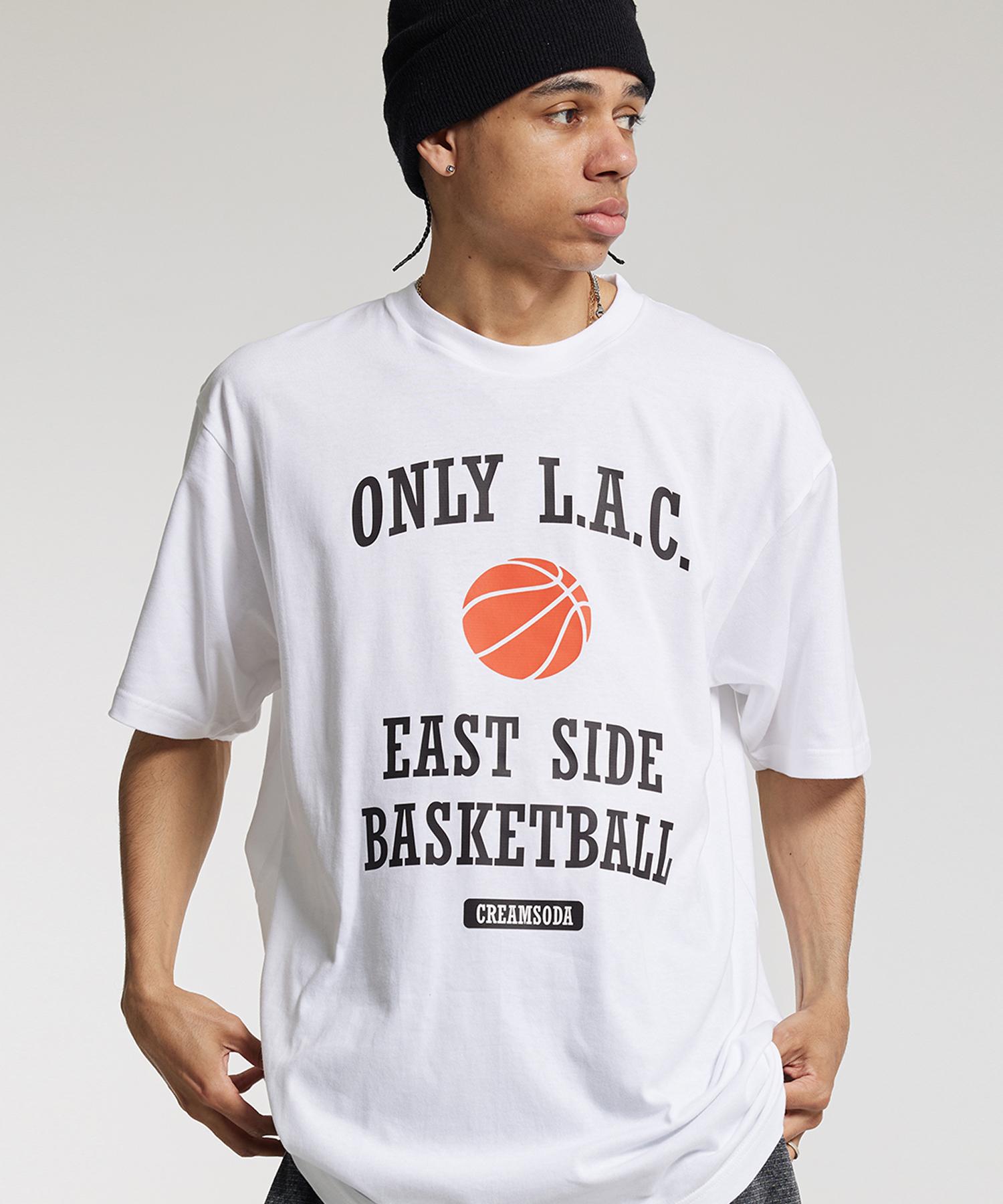 Cream Soda Lab Summer Street Basketball La City White Black Xl