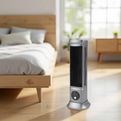 3 Speed Portable Air Conditioning Fan with Smart Display and 1200mAh Battery Perfect for Quiet Nights and Daytime Relaxation