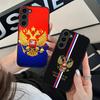 Russia Flag Silicone Mobile Phone Case for Samsung Galaxy S26 S25 S24 S23 S22 S21 Plus FE Ultra Colorful Cover