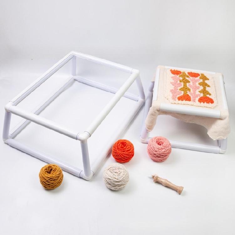 Square Embroidery Hoop Stitching Frame Square Embroidery Clip Frame for Quilting Embroidery Craft