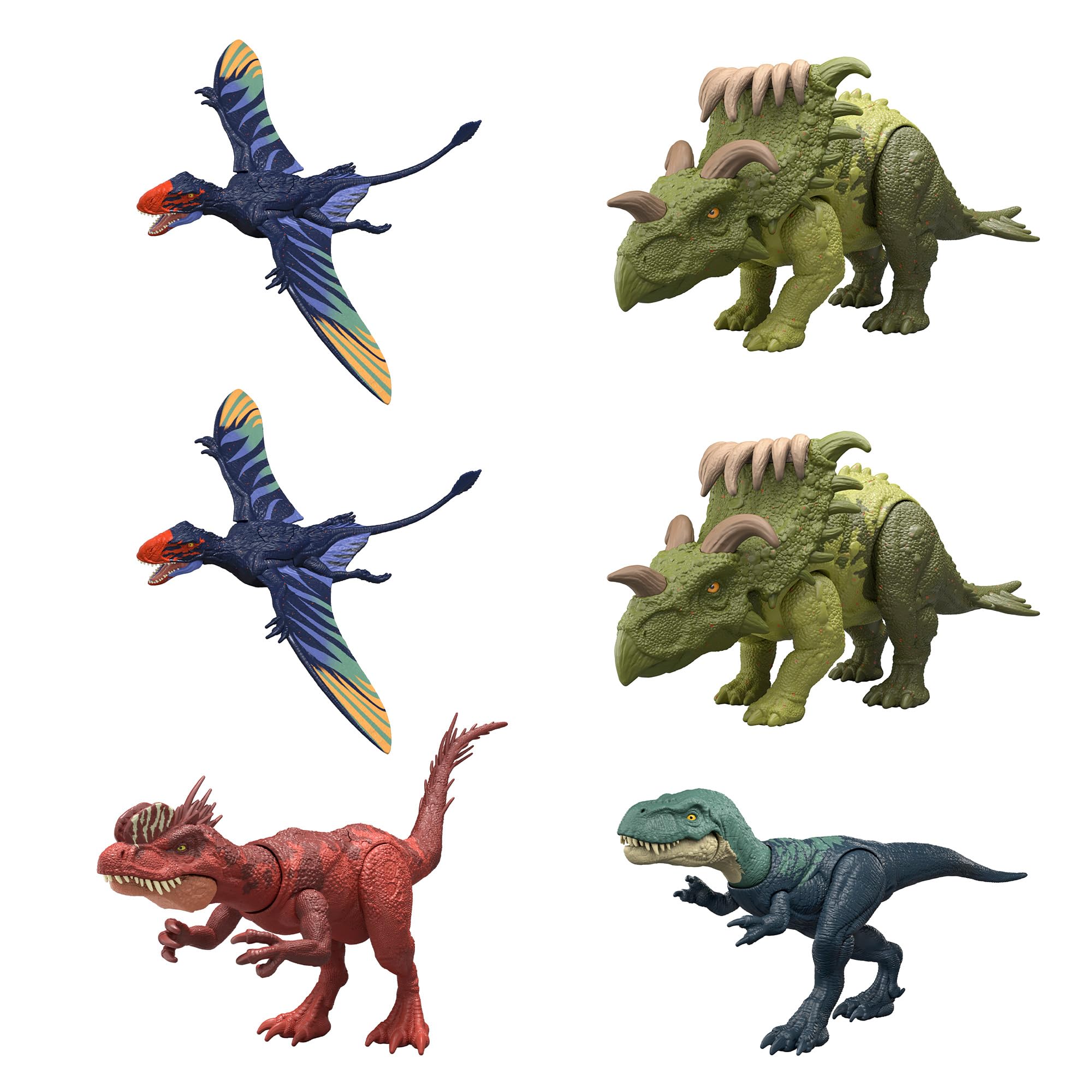 

Mattel Jurassic World Assorted Dinosaur Figures for Box of Ages 4 and Attack! Kids, 6, Up, Multi-Purpose, JGB77-986C