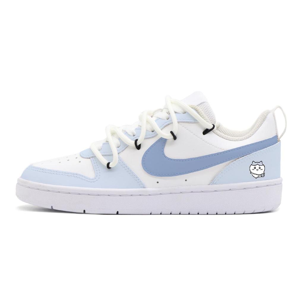 Nike Court Borough Low top Skateboard Shoes GS Blue White DV5456-106(Team57-)
