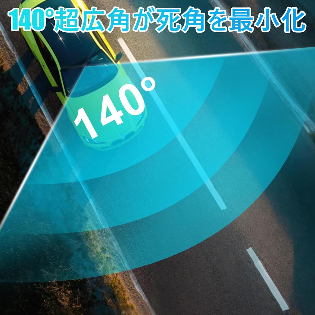 3T6B Dash Camera, Small, 140° Wide Angle, H.265 Compression, WiFi Connection, 3-Axis G-Sensor, Smartphone