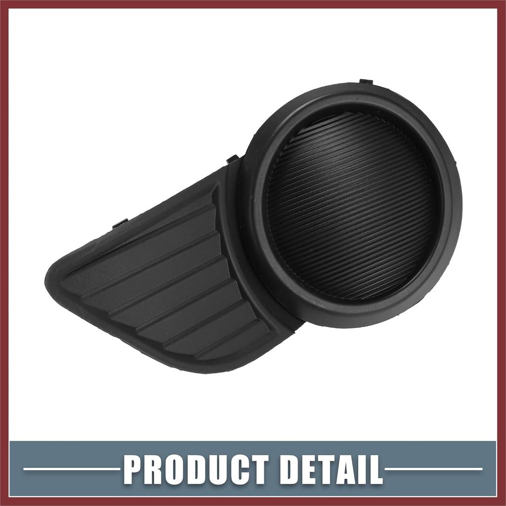 Front Left Right Side Fog Light Grille Cover 52128-08020 52127-08020 Fog Light Bezel Cover Trim for Toyota Sienna 2011-2015 1 Pair Replace Parts