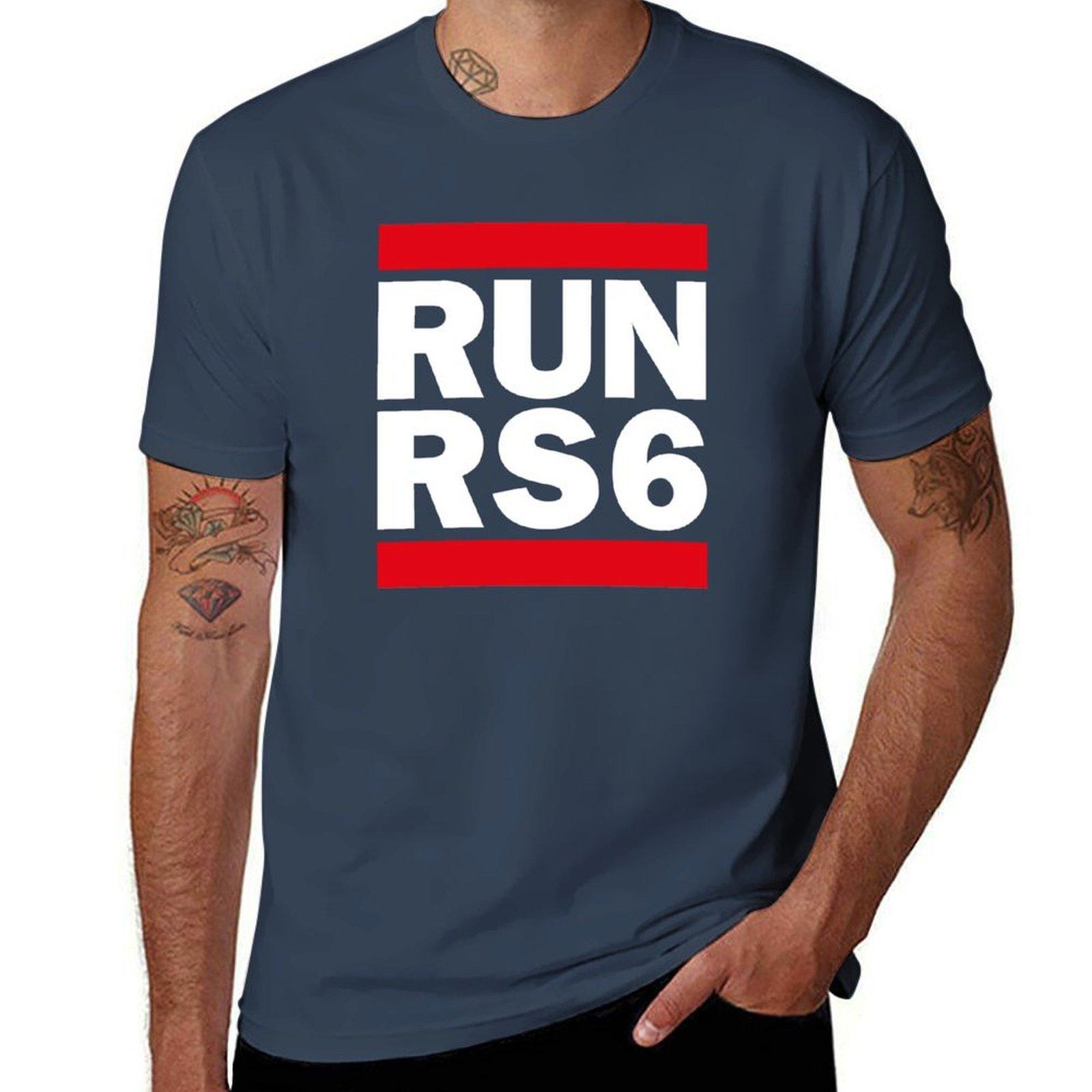 Run Rs6 Tshirt Big Size Crew Neck Tshirt S