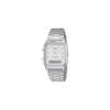 Casio Classic AQ-230A-7D Analog Digital Watch Silver Stainless Steel Band