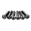 6 PCS Double Rocker Bridge Saddle Mounting Hex Screws Instrument Accessories Lock Screws for