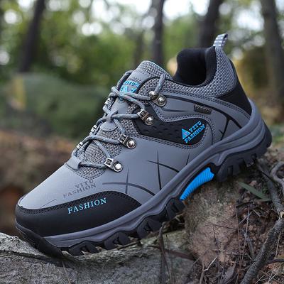 Outdoor Camping Hiking Shoes Men Waterproof Leather Sneakers Man Travel Casual Shoes Leisure Climbing Walking Shoes Mountain