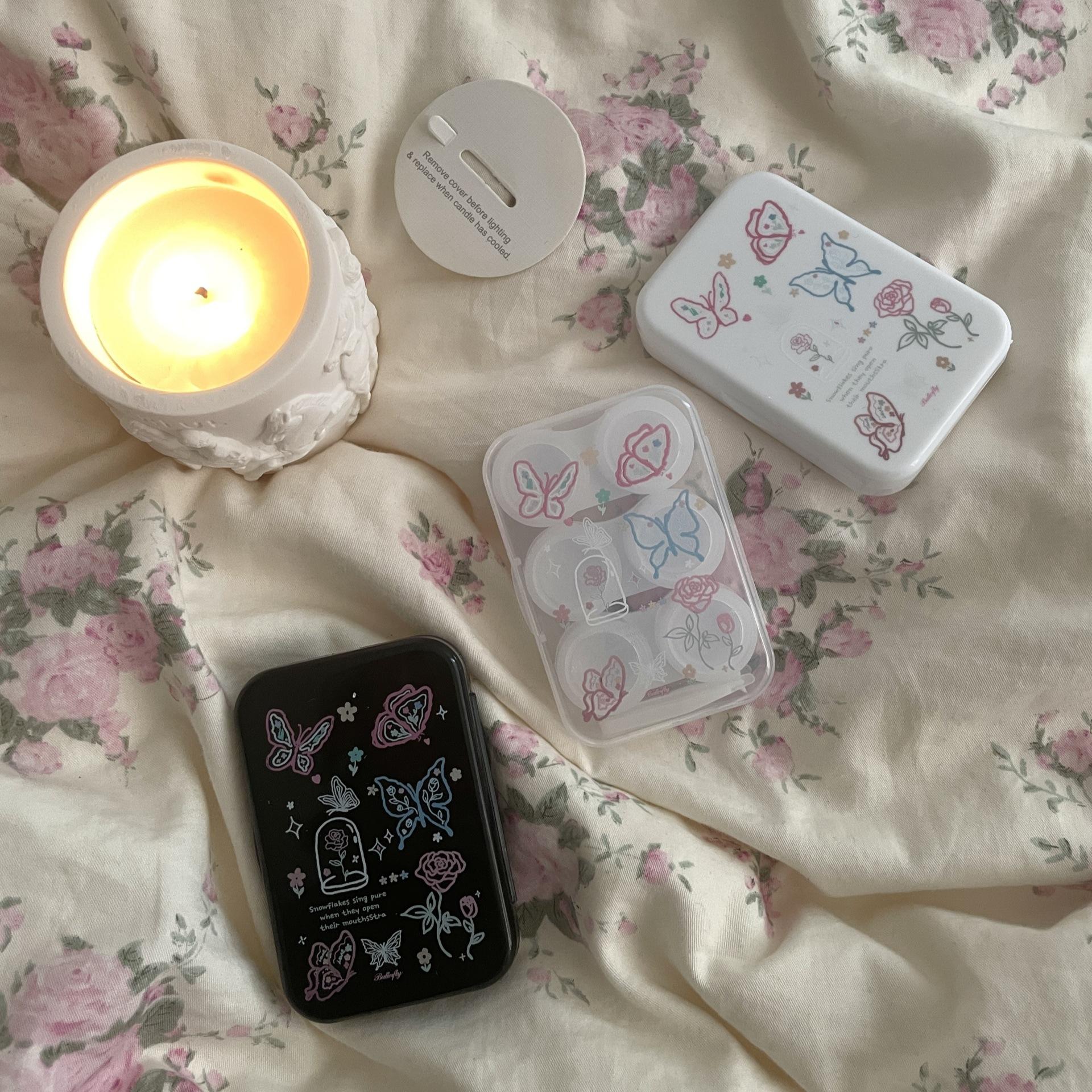 Portable Contact Lens Holder Individually Packaged Contact Lens Box Contact Lens Storage Large Capacity For Travel Purse Office