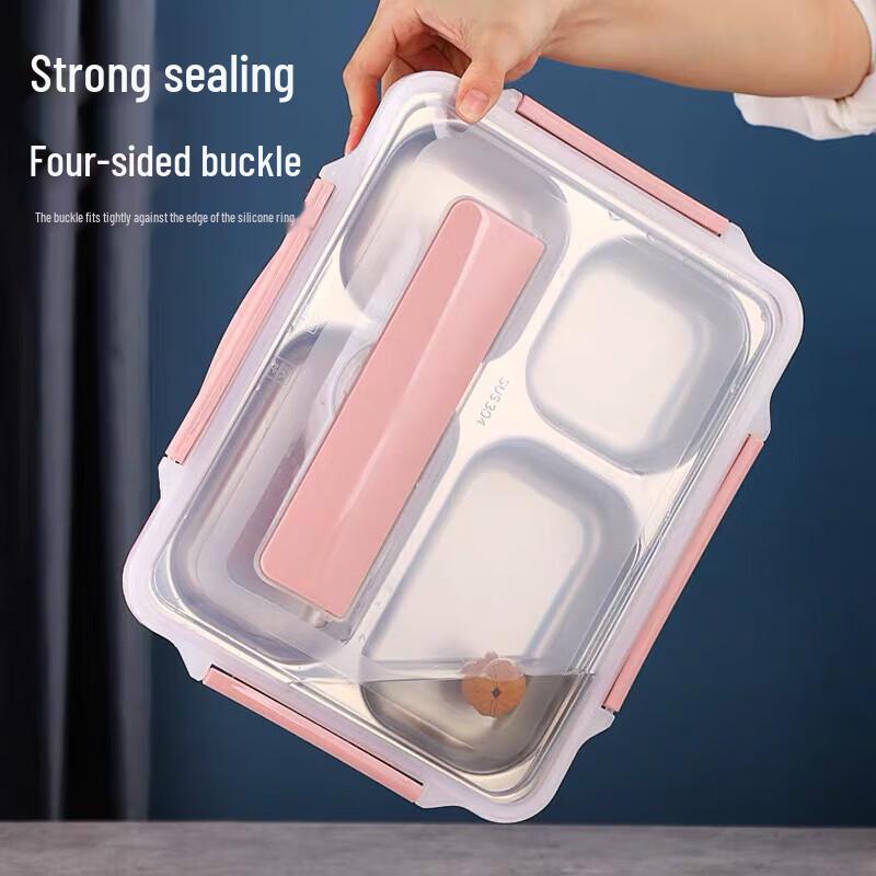 304 Stainless Steel 5-Compartment Bento Lunch Box