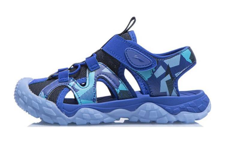 Li Ning YOUNG Sports Life Collection Children s Sandals Blue Teenagers YKUT036-41 36