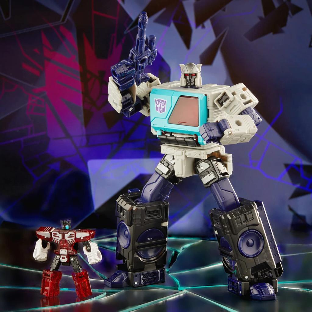 Transformers Generations Shattered Glass Autobot Blaster Micromaster Rewind Kolekcja i Ekskluzywny.