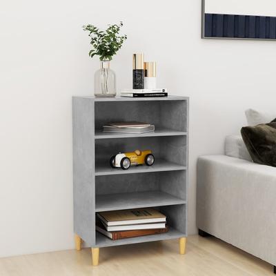 Vidaxl Cabinet, Concrete Gray, 57X35X90 Cm, Wood-Based Material