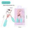 Press Eyelash Curler with Pink Handle & Carbon Steel for Natural Curling – Beauty Tool in Box.