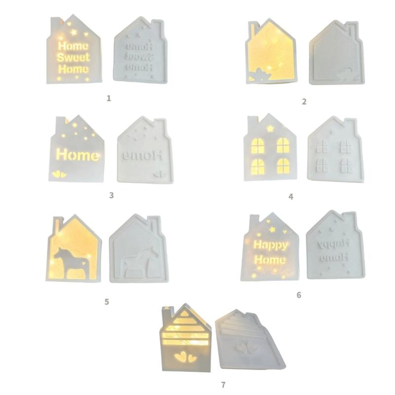 High Quality Silicone Mold For Crafting Unique Glowing House Night Lights For DIY Enthusiasts And Home Decors Designers