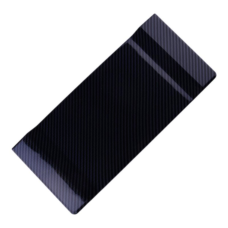 Center Console Gear Shift Box Water Cup Holder Panel Cover Trim Black Carbon Fiber Style Fit for Ford F-150 - LHD