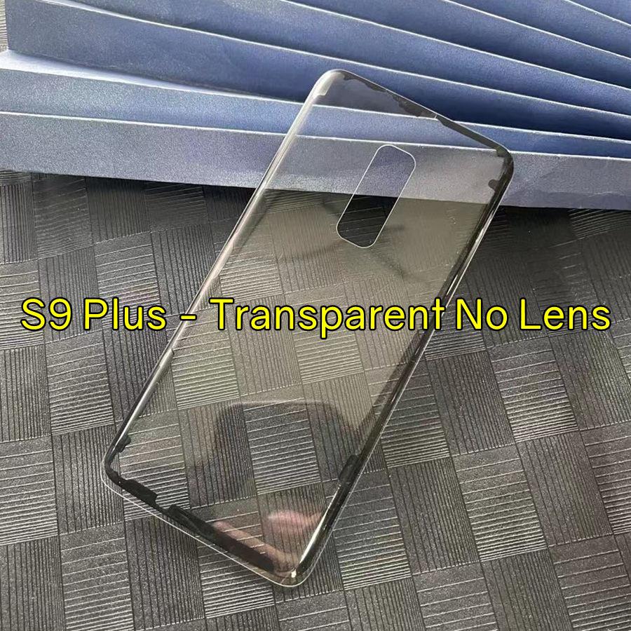 

Прозрачное стекло для задней панели аккумулятора Samsung Galaxy S9 Plus с объективом камеры S9 Plus-Transparent