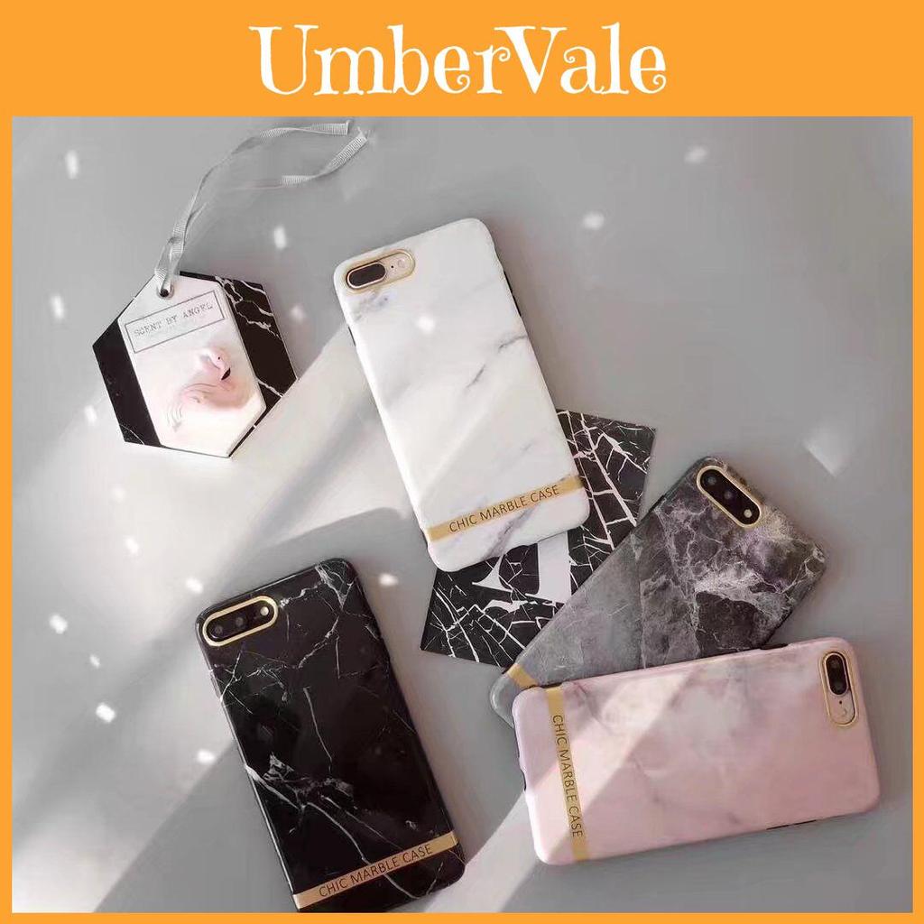Fashion Marble Golden Printed Glitter Soft Tpu Case For Iphone 6s 7 Plus 8