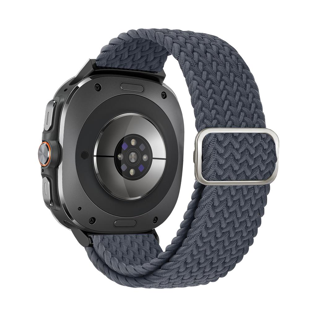 Braided Loop For Samsung Galaxy Watch 7 Ultra Band 47mm Adjustable Metal Connector Nylon Bracelet Galaxy Watch Ultra Strap 47 Mm
