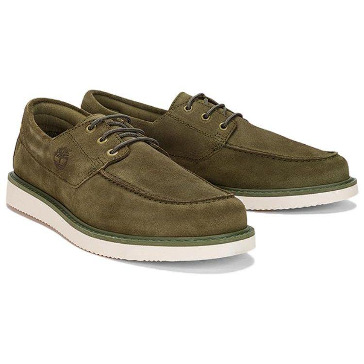 Timberland Low Top Casual Shoes Comfortable Easy To Wear Shock Absorbing Slip Resistant Durable Men Sneakers Green A5RDC