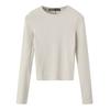 Fashion Style 2024 Fall and Winter New Women's Cotton and Modal Blended Long Sleeves Round Neck T-shirt 4424809