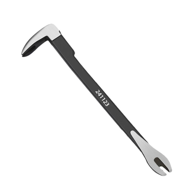 Heavy Duty Carbon Steel Demolition Extractor Tool with Leverage Design for Effortless Delicate Woodworking Nail Removal