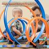 High Speed Surround Rail Car Toy Racing Track Splicing Track Rebound Car Kids Diy Assembled Gravity Slide Educational Toys Gifts