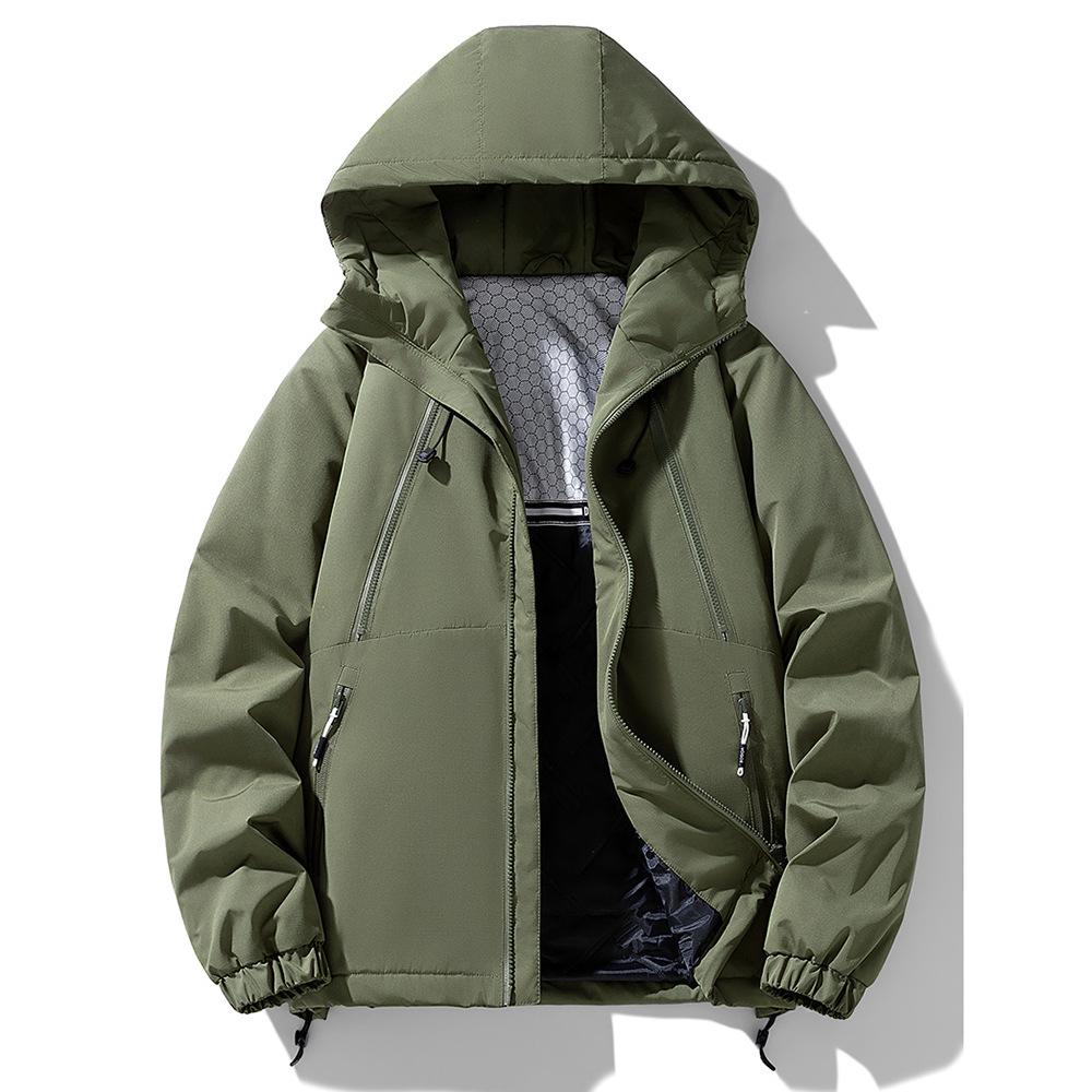 

New Winter Data Cotton Jacket Cotton Jacket Men s Hooded 4XL