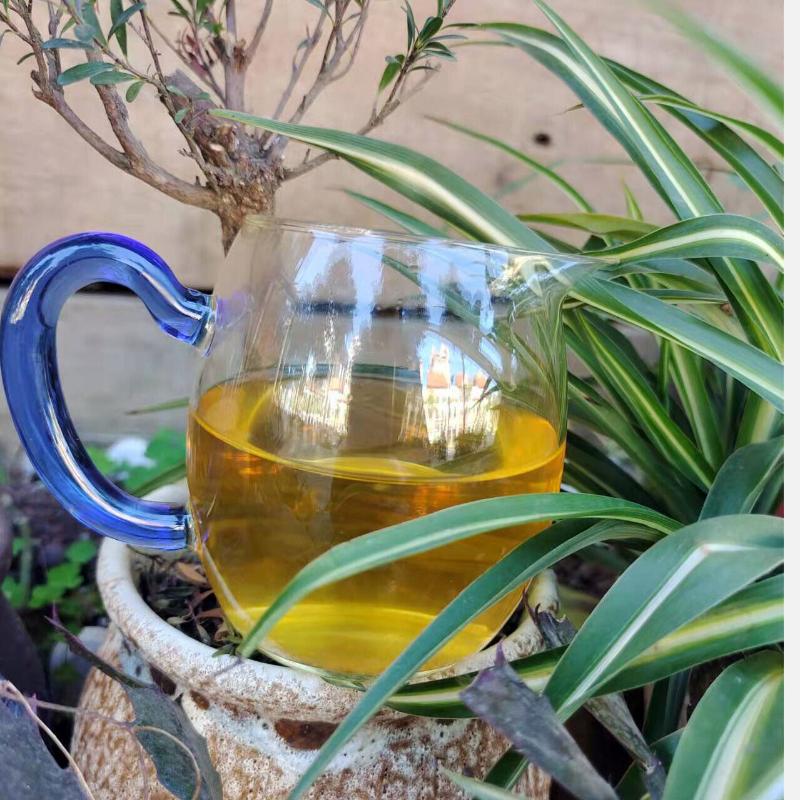 Чай Пуэр Коричневая гора Древнее дерево плотно прессованный 357 г сырой чайный пирог Пуэр — фото 3