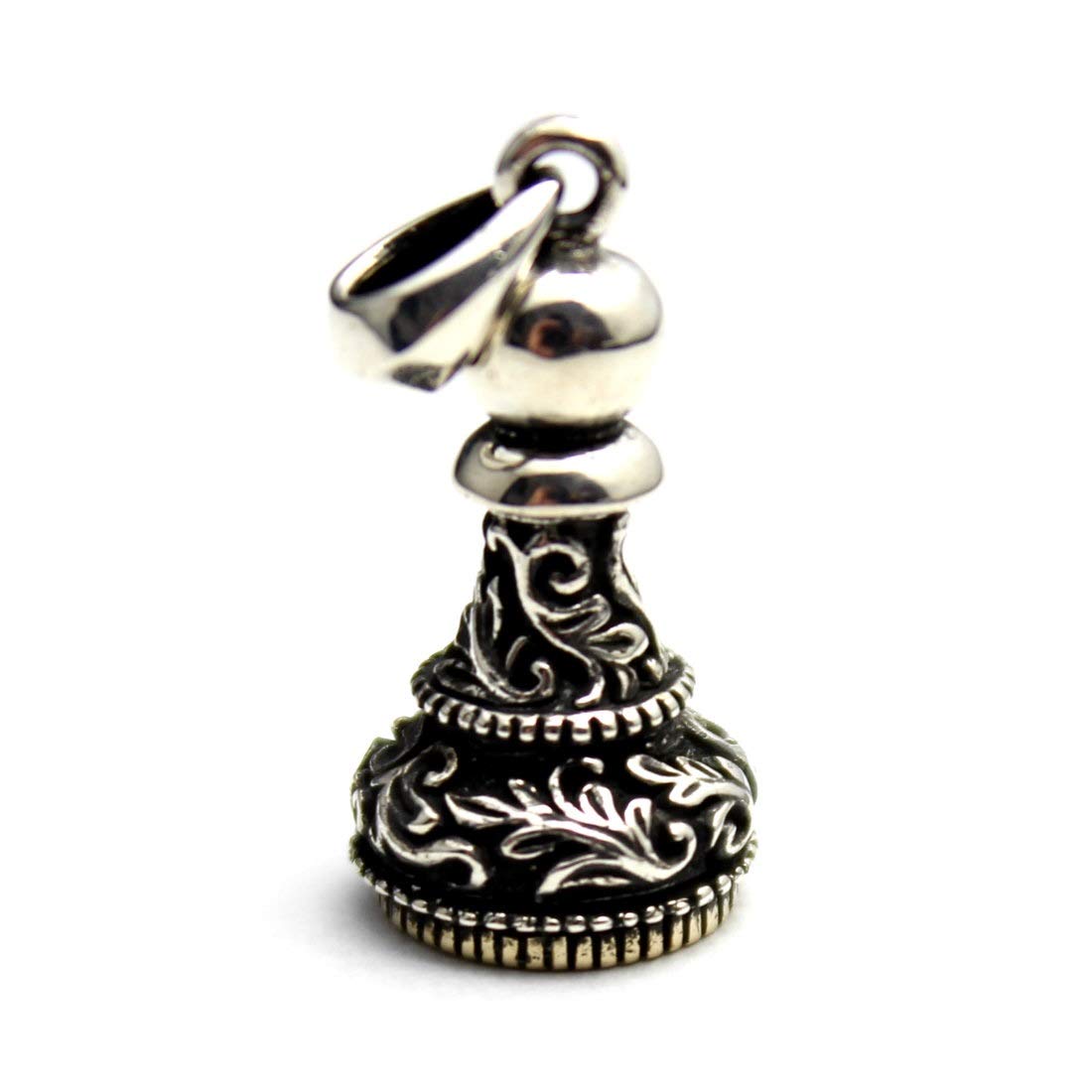 

good vibrations chess piece chess pawn pendant silver 925