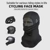 Masque facial intégral en polaire chaud et coupe-vent unisexe pour le cyclisme et le ski