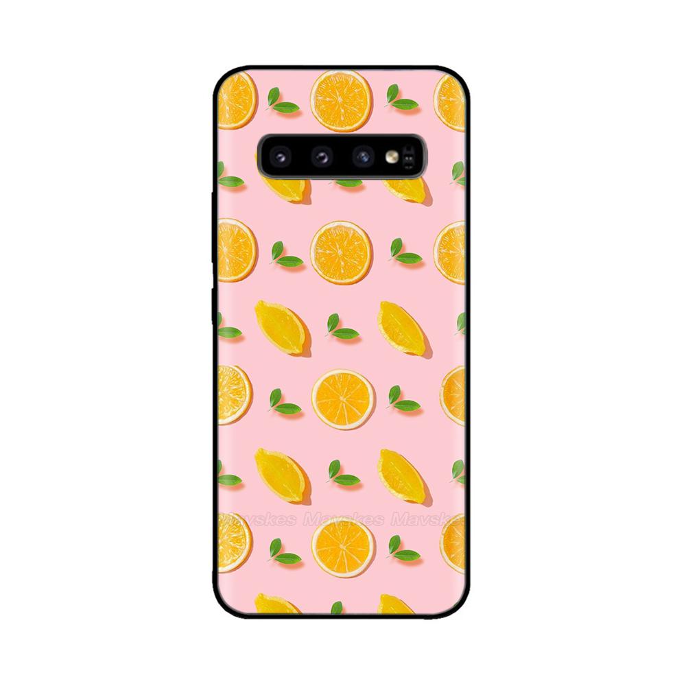 For Samsung S10 Plus Case S10 Silicone Fashion Back Cover Cases For Samsung Galaxy S10 S10E S 10 S10plus Protective Back Cover