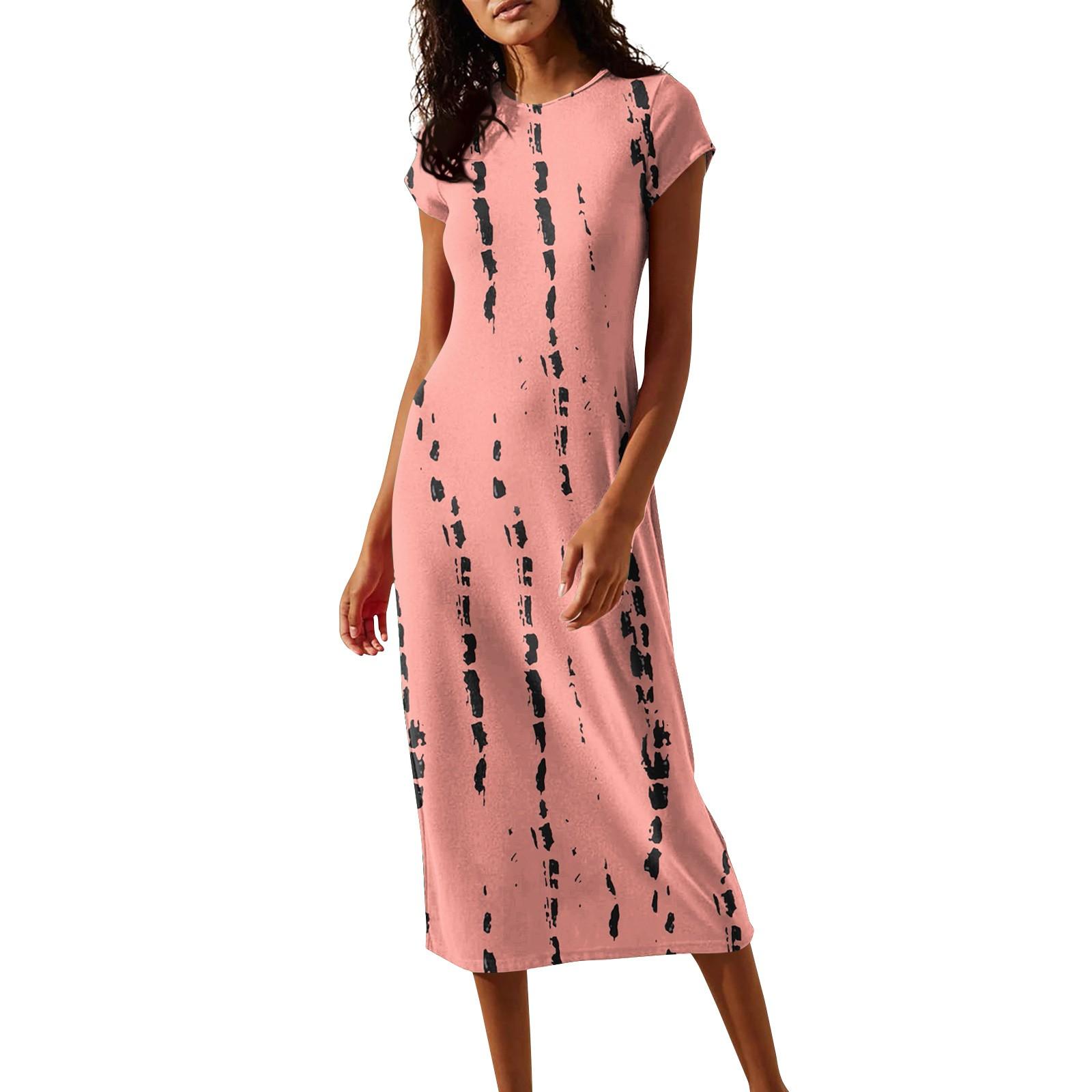 

Женские платья миди с коротким рукавом и воротником-хомут, весна-лето, вечернее платье XL арбуз красный