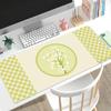 Green Matcha Mouse Pad Gaming XL New HD Mousepad XXL Desk Mats Carpet Natural Rubber Office Computer Mouse Mat Desktop Mouse Pad
