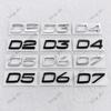 Auto Metall D2 D3 D4 D5 D6 D7 Buchstaben Logo Kofferraum Emblem Abzeichen Aufkleber Für S40 S60 V40 V50 XC40 XC60 V70 V60 S90 C30 XC90