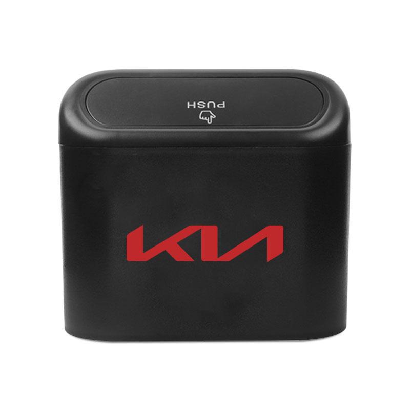 1ks Pouzdro na auto Vozidlo Úložný box Černý ABS Čtvercový Lisovací Odpadkový koš Pro Kia Rio Ceed Sportage Cerato Soul Sorento K2 K5 k6 K7 K8 Vyklápěcí