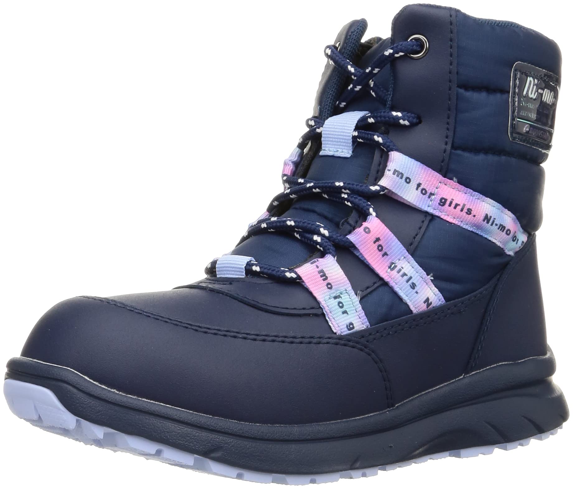 

Moonstar NM WPJ014 Cold Sizes Size 2E Boots, Waterproof, Weather, Zippered, 19-25cm, Girls , Navy, 21.0cm,
