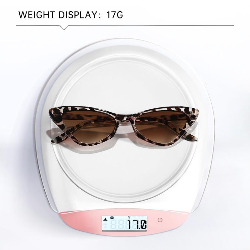 Cute Sexy Vintage Cat Eye Sunglasses Woman Small Black White Triangle Retro Ladies Sun Glasses Leopard Female Oculos De Sol