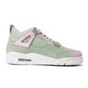 Jordan Air Jordan 4 Walking Planet, Frühling Blühende Blume Mittelhoch Vintage Basketballschuhe Damen Grün Rosa HV0823-003(Team1492-)