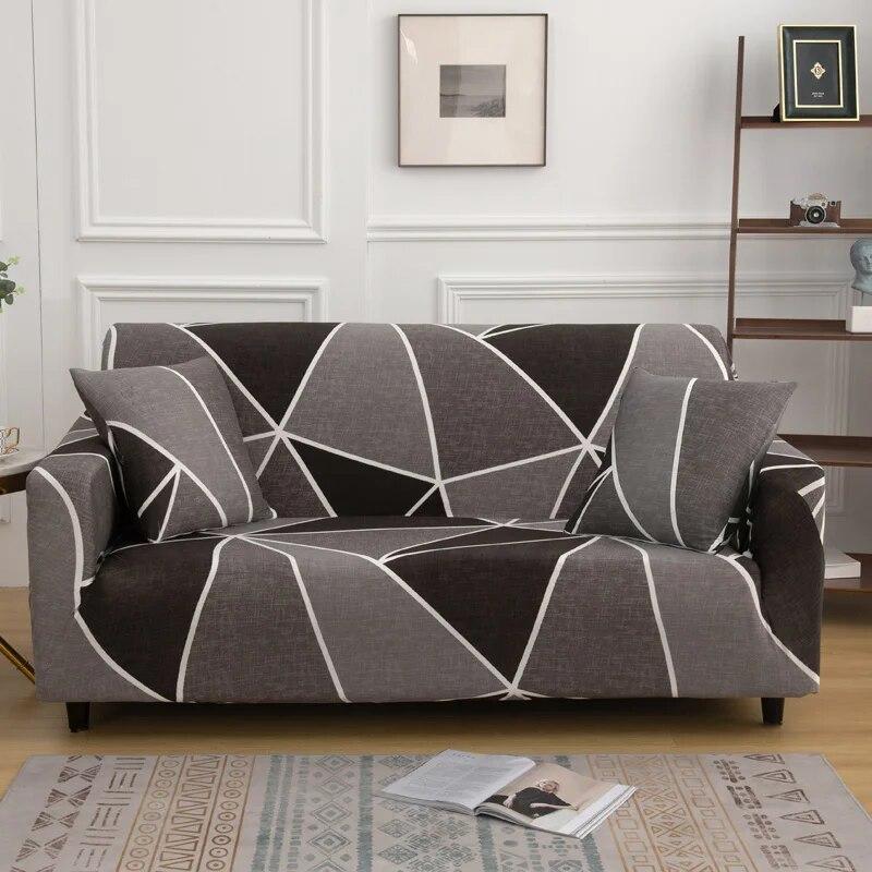 1PC Sofa Slipcovers Geometric Elastic Sofa Covers for Living Room All-inclusive Slip-resistant Couch Cover Strech L Shape Corner