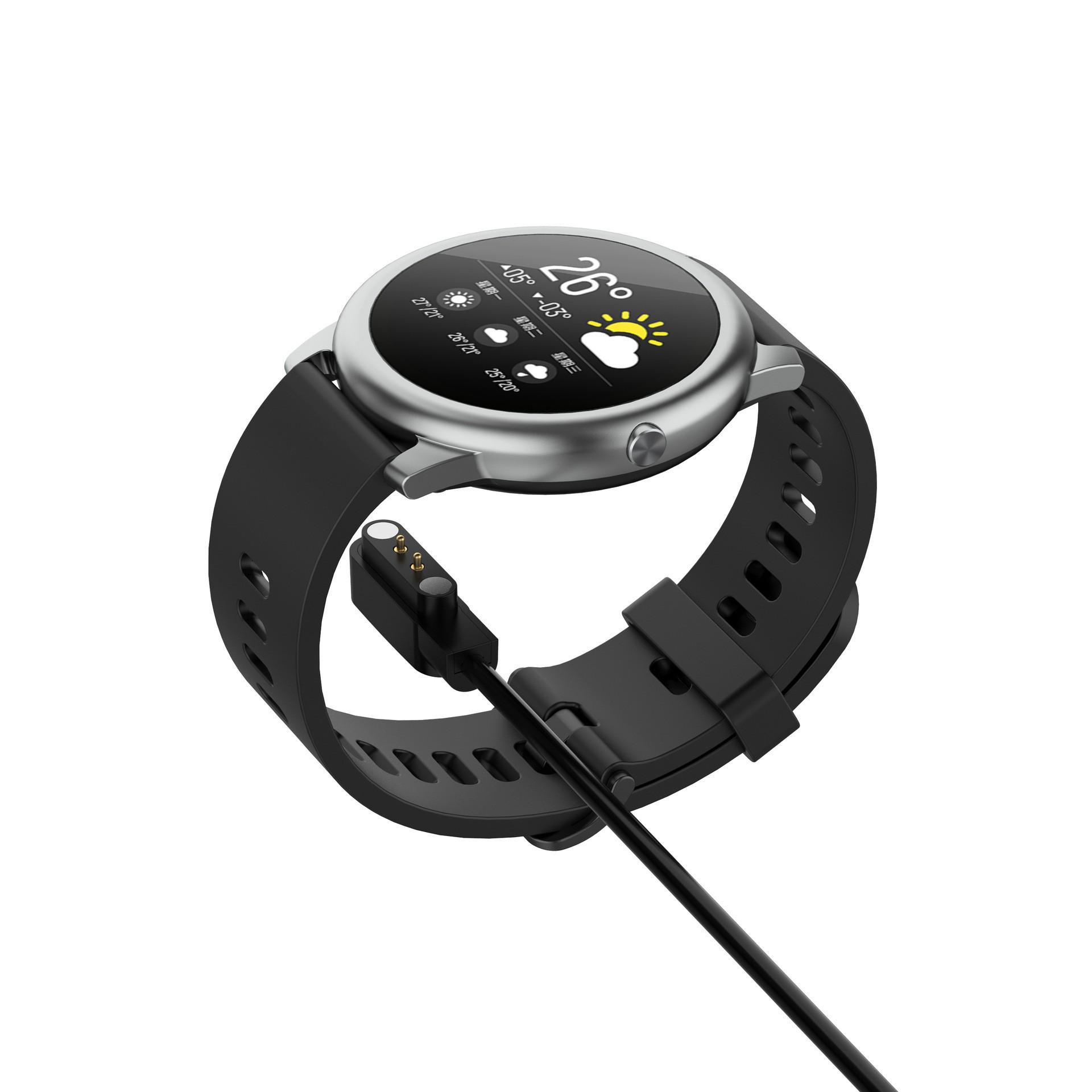 Совместимый зарядный кабель для умных часов Xiaomi Haylou LS01/LS02/LS05 Black