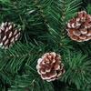 6-pack Christmas Tree Pendants Natural Primary Color Pine Cones 4-5 Cm Christmas Supplies On-site Decoration Christmas
