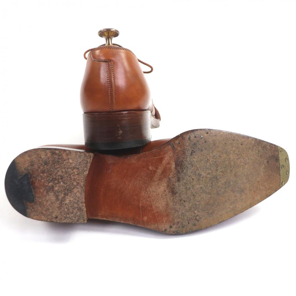 Great Santoni Leather shoes Limited edition Brown leather mens 7.5 Used