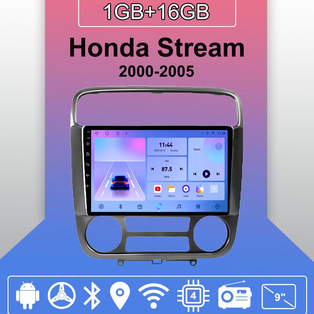 

Автомобильное радио Android Auto Carplay для Honda Stream 2000-2005, мультимедийный проигрыватель, головное устройство, стерео, GPS-навигация, BT, WIFI 1+16 ГБ 1+16GB,B