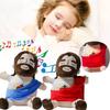 Plush Relief Anxiety Toys Jesus Breathing Musical Soothing Doll Sleep Toy Gift