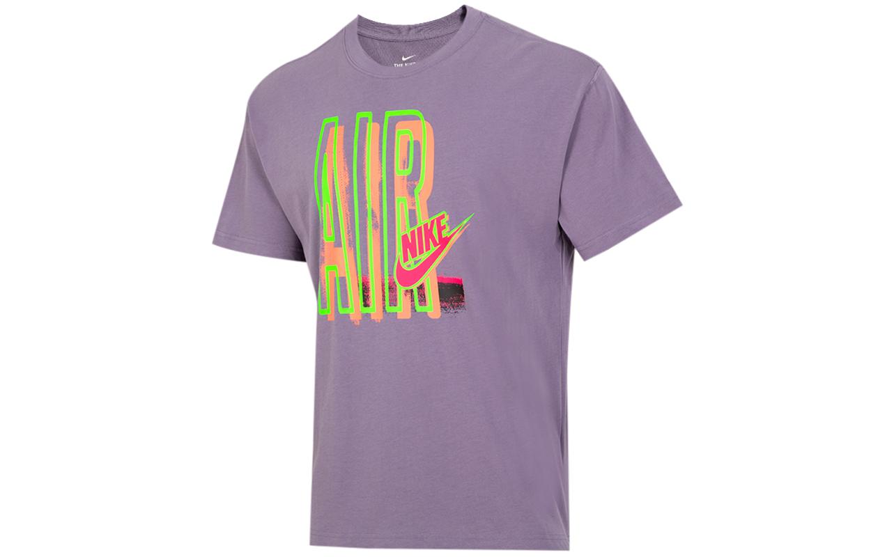 Мужская футболка Nike с заниженной линией плеча, фиолетовая, DD1406-588 XXL