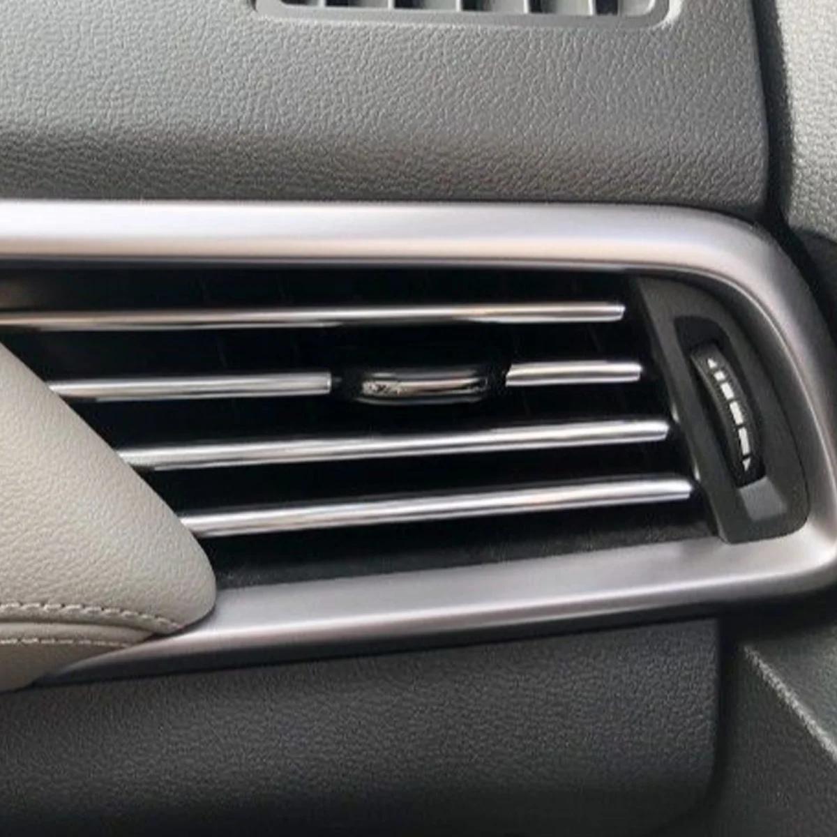 

Автомобильный кондиционер Декоративные U-образные автомобильные решетки воздуховодов Молдинг Отделка Декоративные полосы Защитный уголок для кромки двери автомобиля 10PCS серый