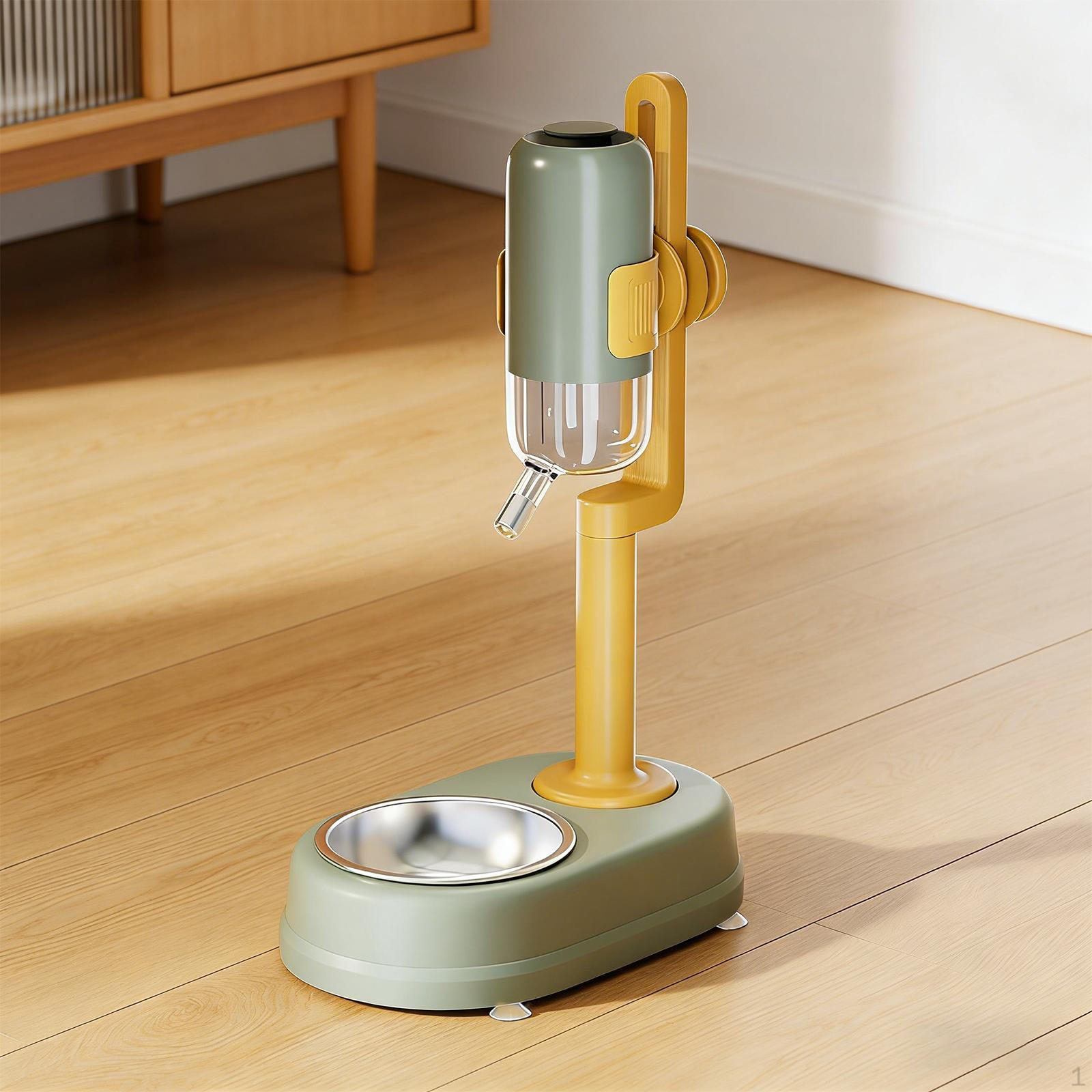 

Freestanding Pet Water Dispenser, Dog Bowl, Removable Automatic Food Waterer for