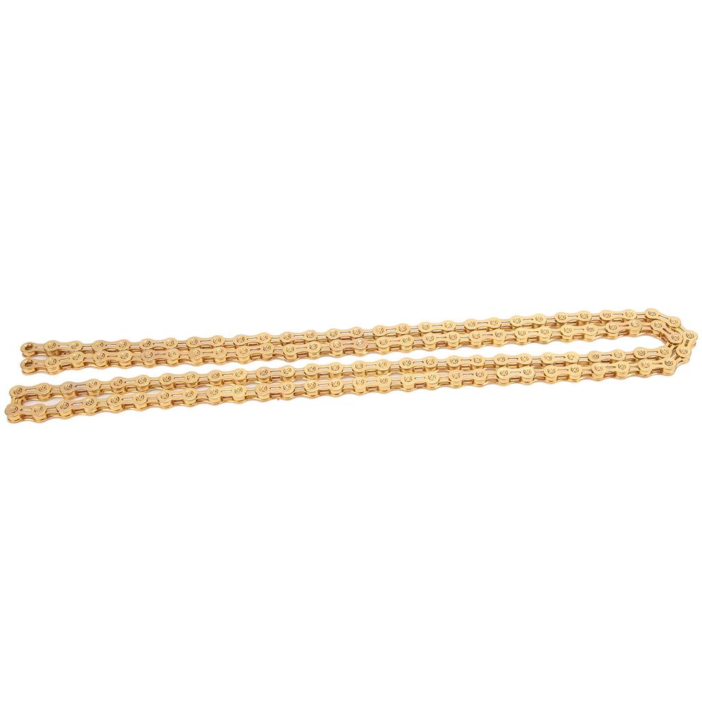 VG Sports Mountain Bike 9 Speed Chain 116 Links 1 2inx11 128in Bicycle Chain Gold