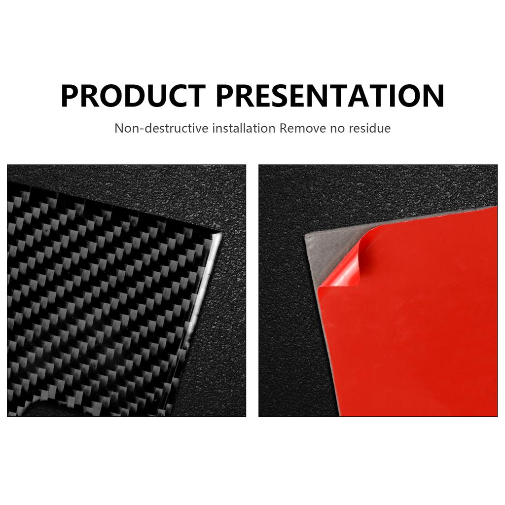 Car Center Console Gear Shift Box Panel Sticker Decal Carbon Fiber Interior Trim Cover for Ford Mustang 2009-2014 Accessories